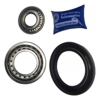 KIT ROLAMENTO RODA DIANTEIRA - F100 2.3 / F1000  4X2/ 4X4 (85/89) EIXO ALBARUS 46/ 3.6